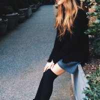 2017最新长发女生头像侧脸 占你访问量一半的人是我