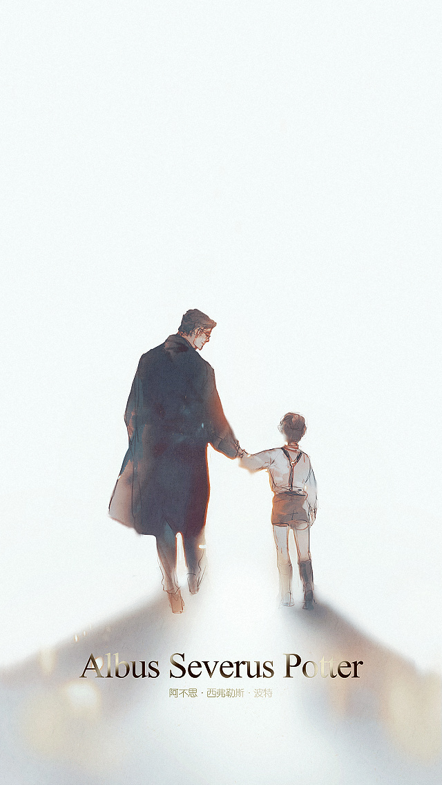 父子图片对望动漫含背影系列 他会一直指引你