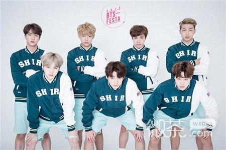 防弹少年图案帅气图片精选 bts festa 2017