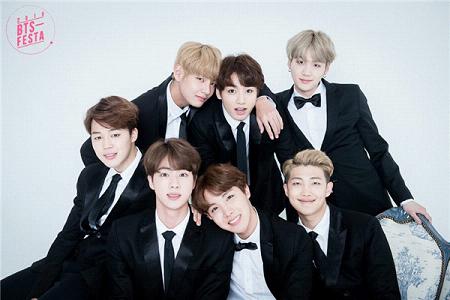 防弹少年图案帅气图片精选 bts festa 2017