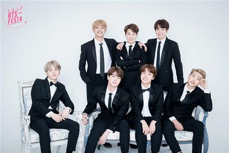 防弹少年图案帅气图片精选 bts festa 2017