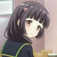 卡通头像女生可爱萌清新可爱 音乐这东西开心时入耳伤心时入心