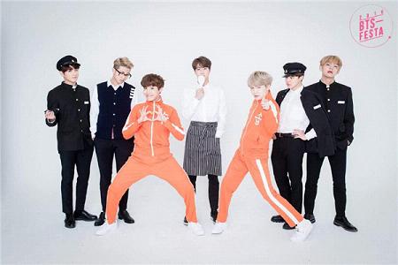 防弹少年图案帅气图片精选 bts festa 2017