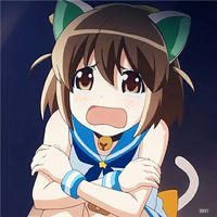 卡通头像女生可爱萌清新可爱 音乐这东西开心时入耳伤心时入心