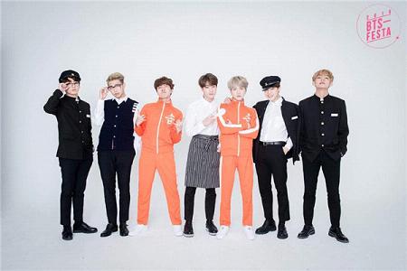 防弹少年图案帅气图片精选 bts festa 2017