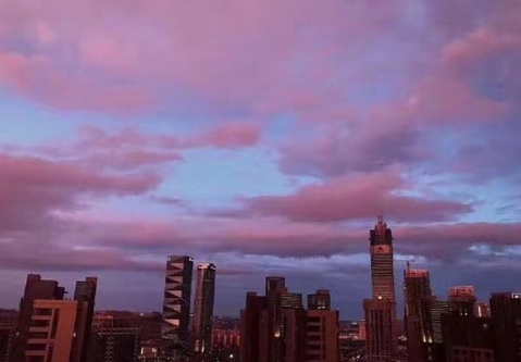 雨后南京晚霞惊艳朋友圈 南京唯美晚霞风景图片浪漫系列