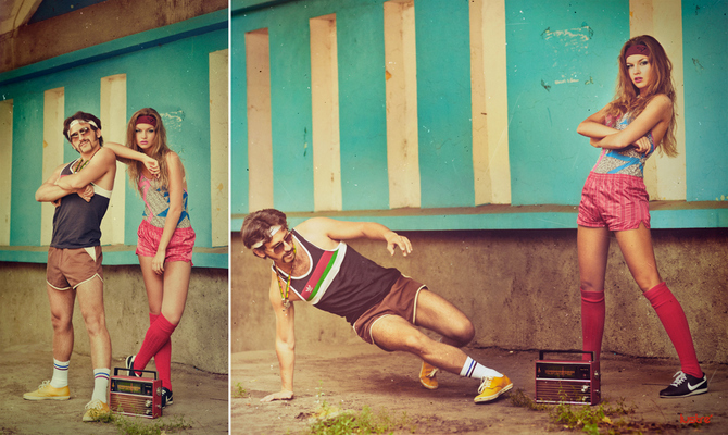 复古时尚，很有趣的摄影作品，很经典60s，莫名就勾起人的一种记忆美