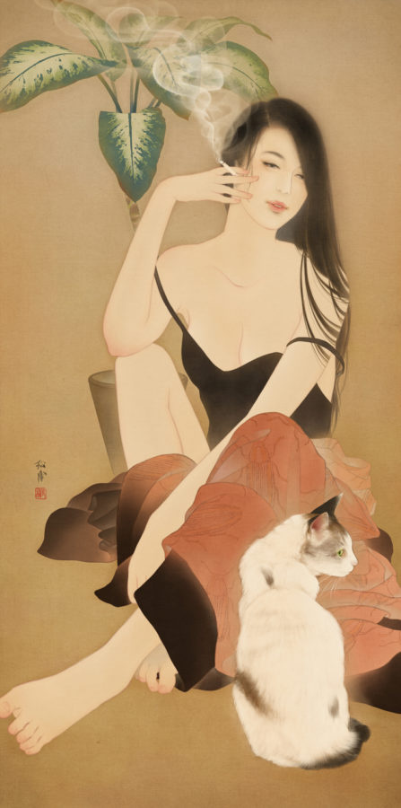 少女的夢境聊天背景图