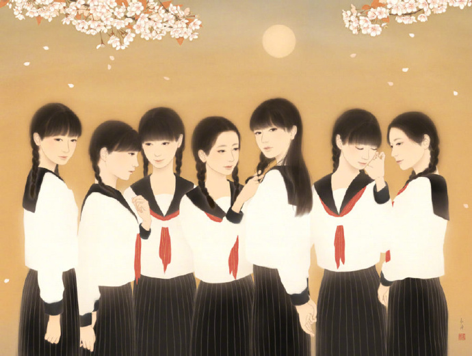 少女的夢境聊天背景图