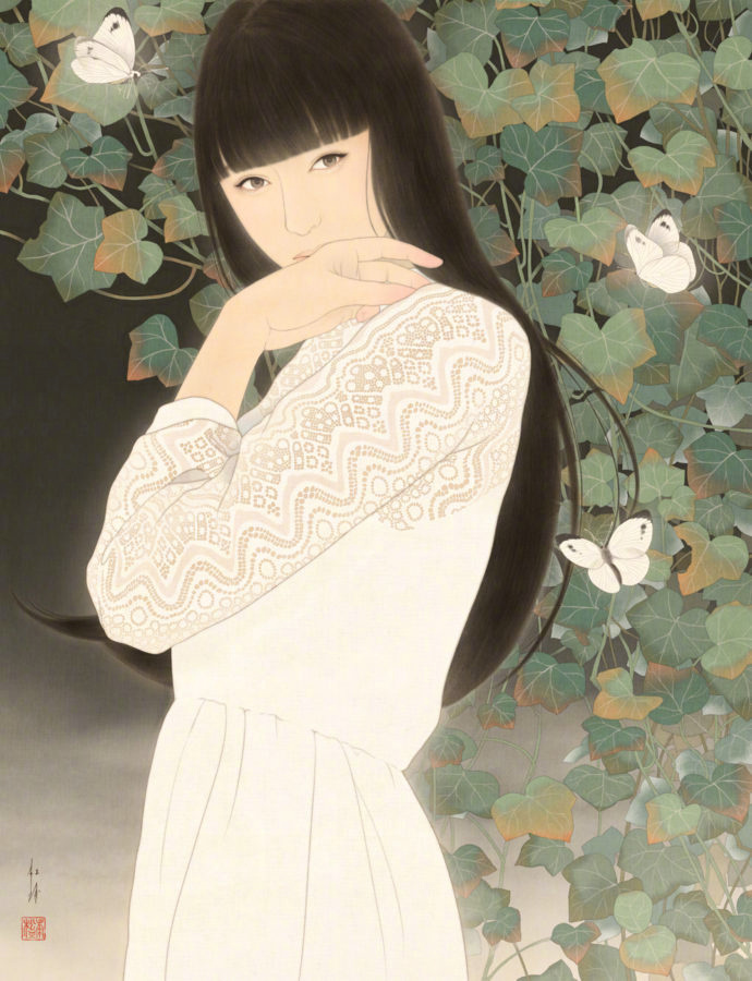 少女的夢境聊天背景图