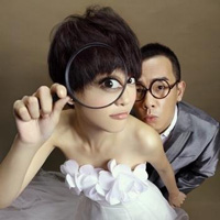 2017幸福情侣婚纱微信头像 幸福从和你牵手开始