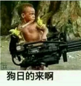 加特林冒蓝火表情包