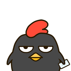 小黑鸡和白兰度微信表情包