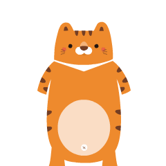 幸福猫咪阿福微信表情包