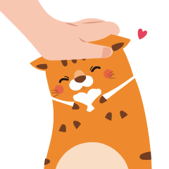 幸福猫咪阿福微信表情包