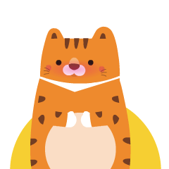 幸福猫咪阿福微信表情包