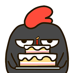 小黑鸡和白兰度微信表情包