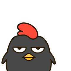 小黑鸡和白兰度微信表情包