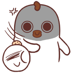 一只爱吃又不得不运动保持身材的鸡微信表情包