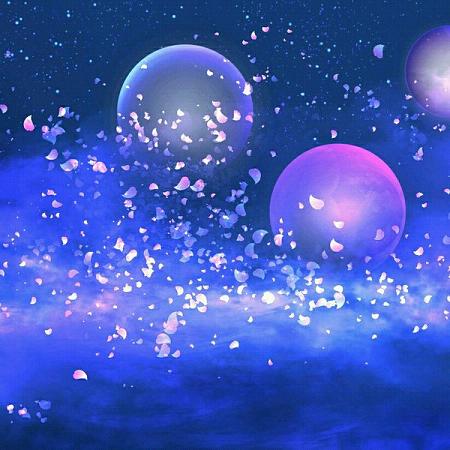 关于月光唯美微信聊天背景图