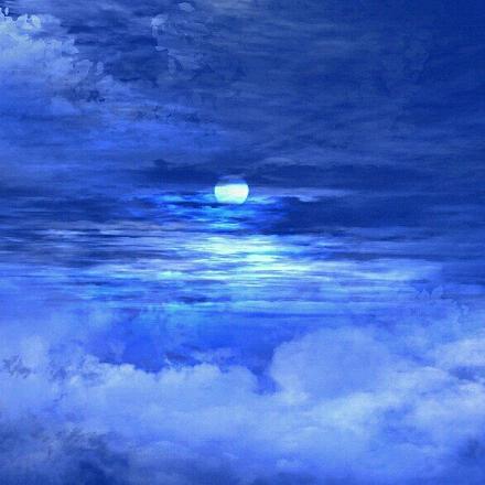 关于月光唯美微信聊天背景图