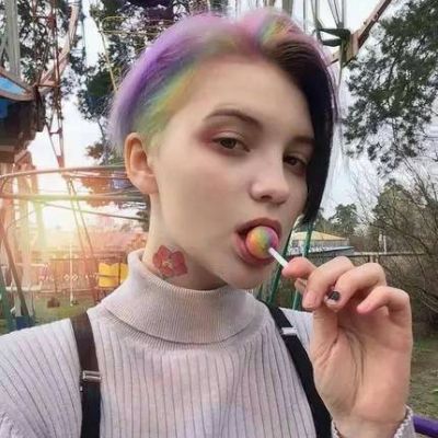 欧美范女生微信头像