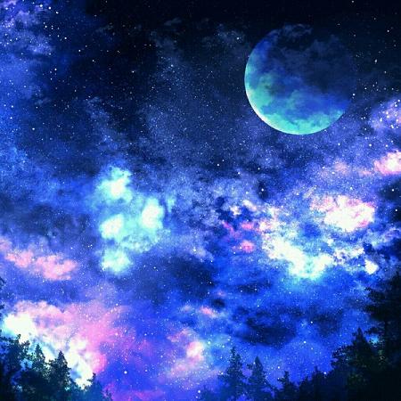 关于月光唯美微信聊天背景图