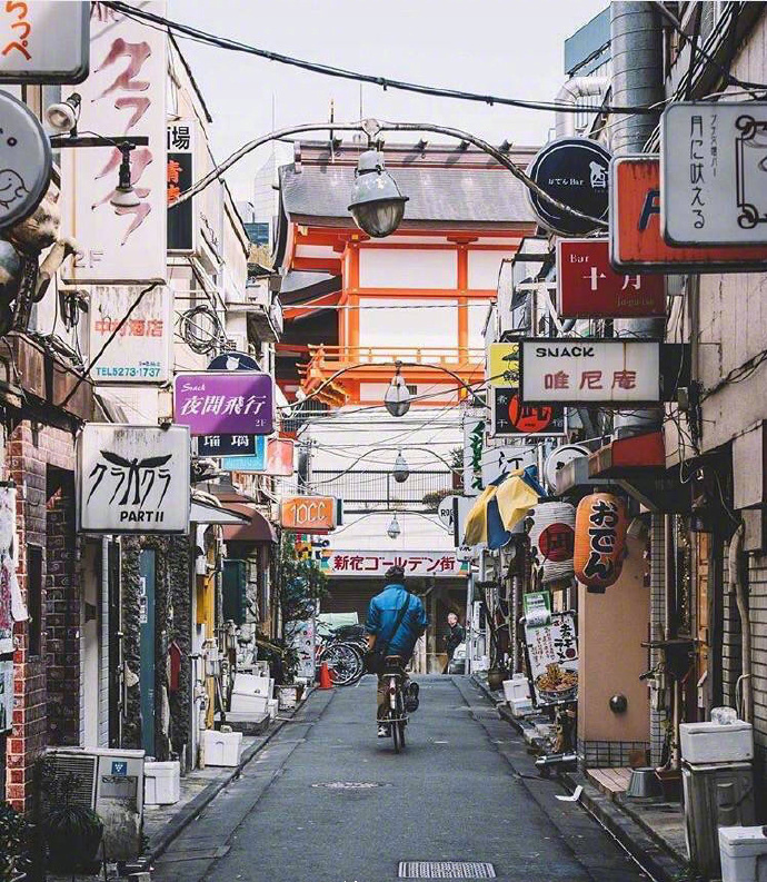 日本东京街景素材图片