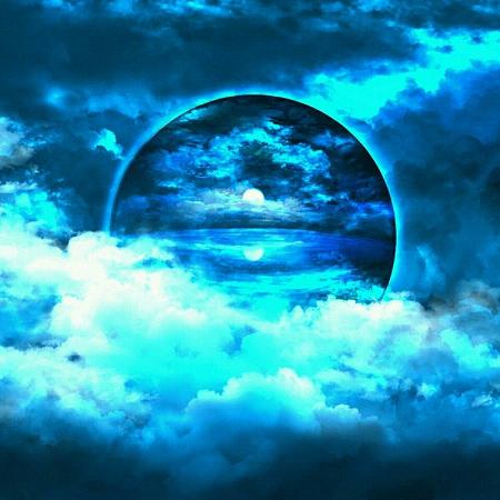 关于月光唯美微信聊天背景图