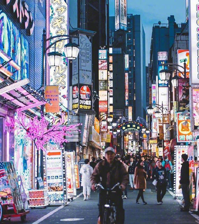 日本东京街景素材图片