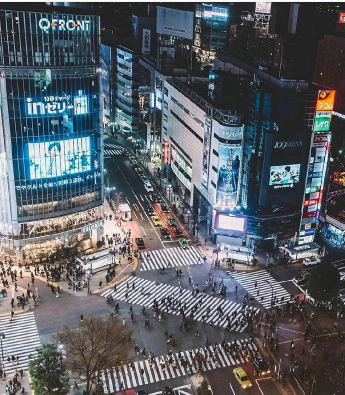 日本东京街景素材图片