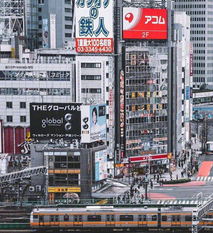 日本东京街景素材图片