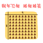 猴子大拜年粤语微信表情包