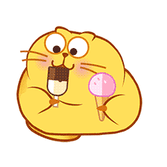 开心猫夏日微信表情包第9弹