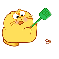 开心猫夏日微信表情包第9弹