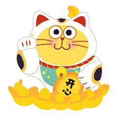 开心猫夏日微信表情包第9弹