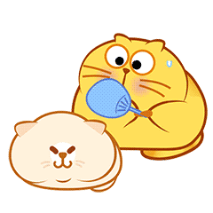 开心猫夏日微信表情包第9弹