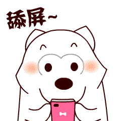 雪橇三傻之萨摩耶微信表情包