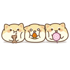 萌萌哒的小狗莫尼微信恶搞表情包下载