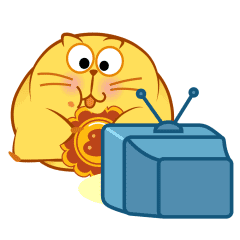 呆萌可爱开心猫微信恶搞表情包