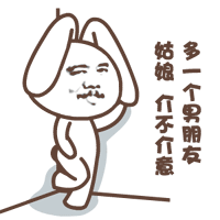 金馆长默默兔系列微信爆笑表情包