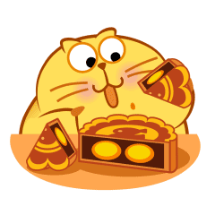 呆萌可爱开心猫微信恶搞表情包