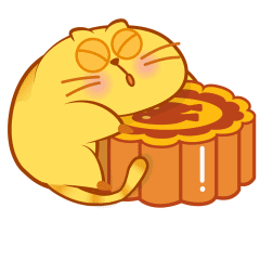 呆萌可爱开心猫微信恶搞表情包