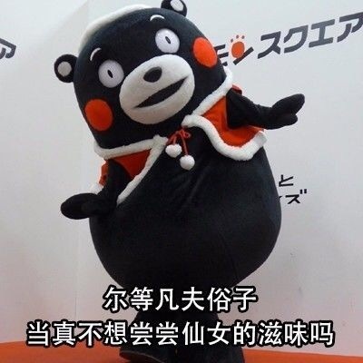 贱贱的熊本熊微信恶搞文字表情包