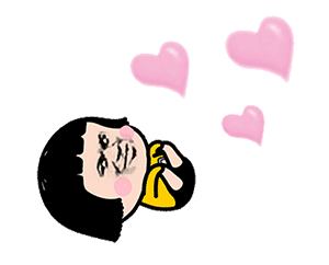 手机女孩敏微信表情包