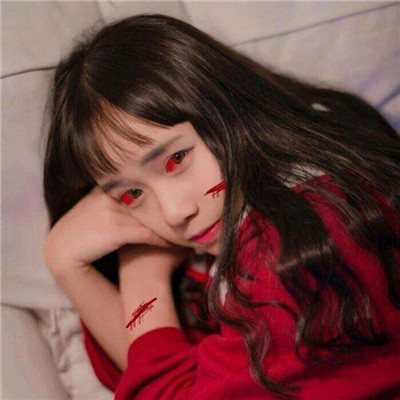 重口味病态系列微信血腥女头