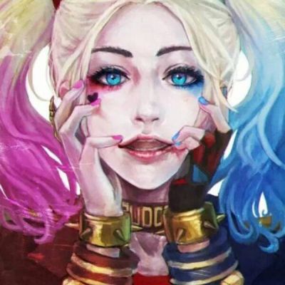 帅气迷人小丑女系列微信女生头像