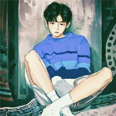 霸气唯美二次元卡通男生头像