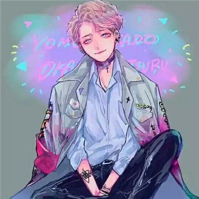 霸气唯美二次元卡通男生头像