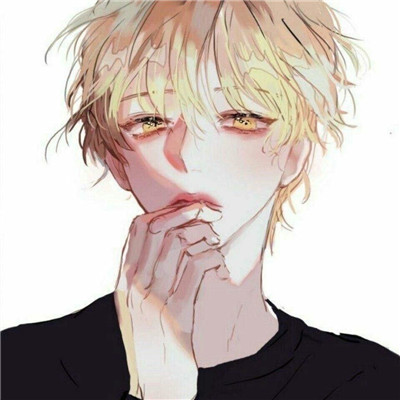 霸气唯美二次元卡通男生头像